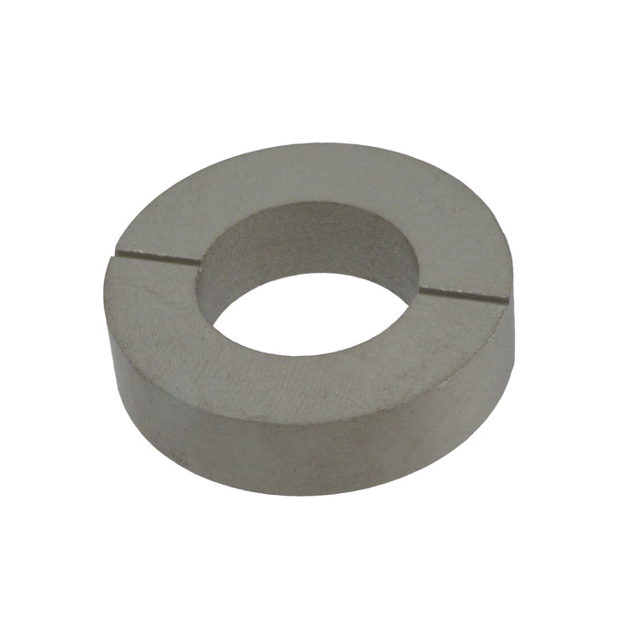 SCR013001 Samarium Cobalt Ring Magnet with Notch - 45 Degree Angle View