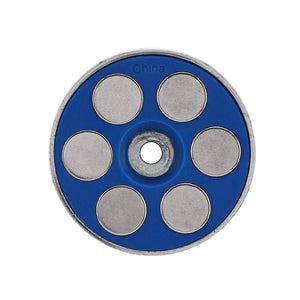 07606 Super Blue™ Neodymium Round Base Magnet - Back of Packaging