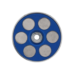 RB45BL-NEOBX Super Blue™ Neodymium Round Base Magnet - Front View