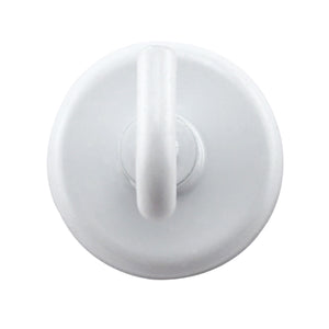 MHHH9 White Magnetic Hook - Top View