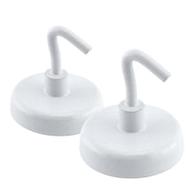 Load image into Gallery viewer, 07291 White Magnetic Hooks (2pk) - 45 Degree Angle View