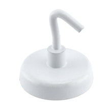 Load image into Gallery viewer, 07291 White Magnetic Hooks (2pk) - 45 Degree Angle View