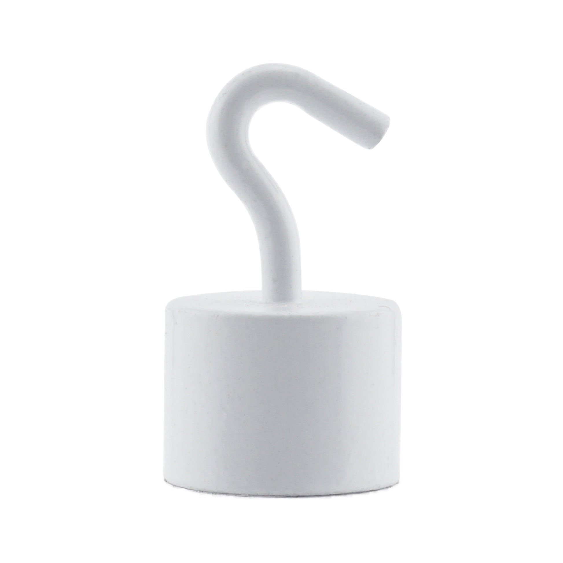 Load image into Gallery viewer, MHHH18 White Neodymium Magnetic Hook - Back View