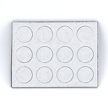 Load image into Gallery viewer, 07070 Flexible Magnetic Discs with Adhesive (12pk) - Top View