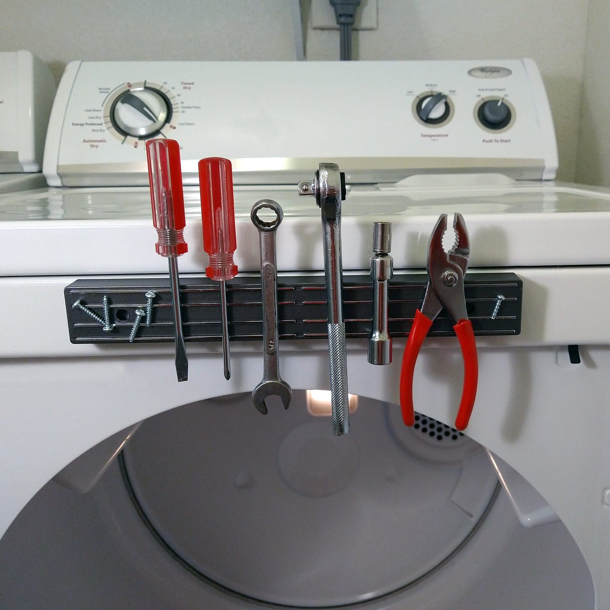 Load image into Gallery viewer, 07576 12&quot; Magnetic Tool Bar¸ Magnetic Mount - In Use