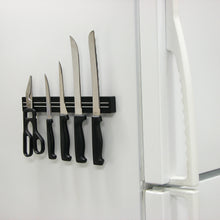 Load image into Gallery viewer, 07577 12&quot; Magnetic Tool Bar¸ Magnetic Mount - In Use on Refrigerator Door
