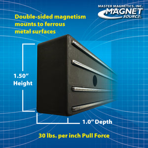 07577 12" Magnetic Tool Bar¸ Magnetic Mount - Bottom View