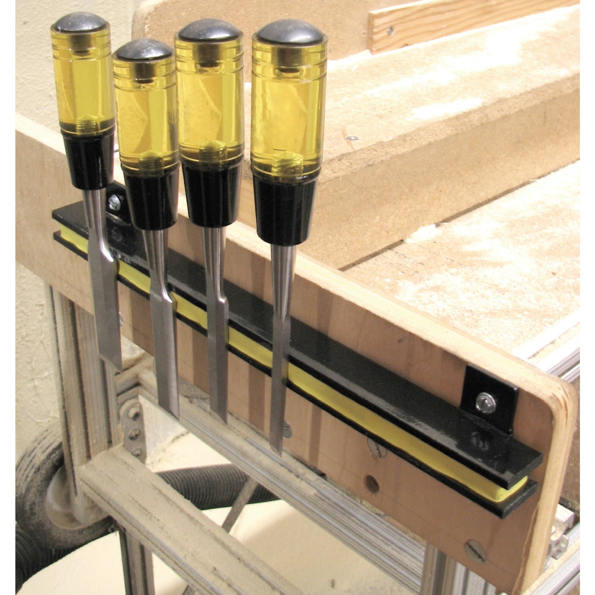 Load image into Gallery viewer, AM2PL45TSLOT 13&quot; Magnetic Tool Bar¸ Nut and Bolt - In Use