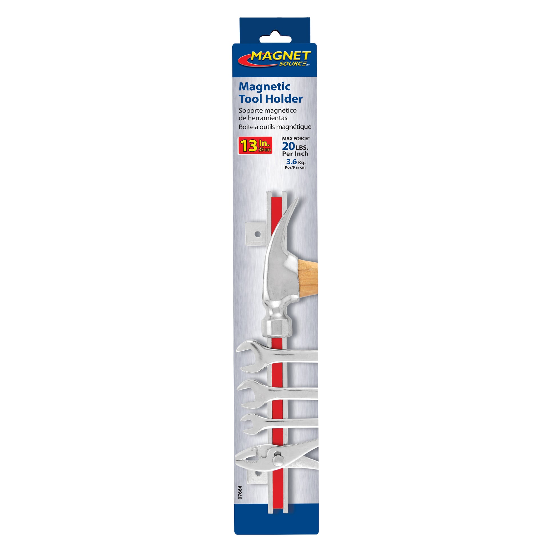 Load image into Gallery viewer, 07664 13&quot; Magnetic Tool Bar¸ Screw Mount - Packaging