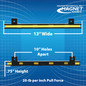 AM2PLC 13" Magnetic Tool Bar¸ Screw Mount - Specifications