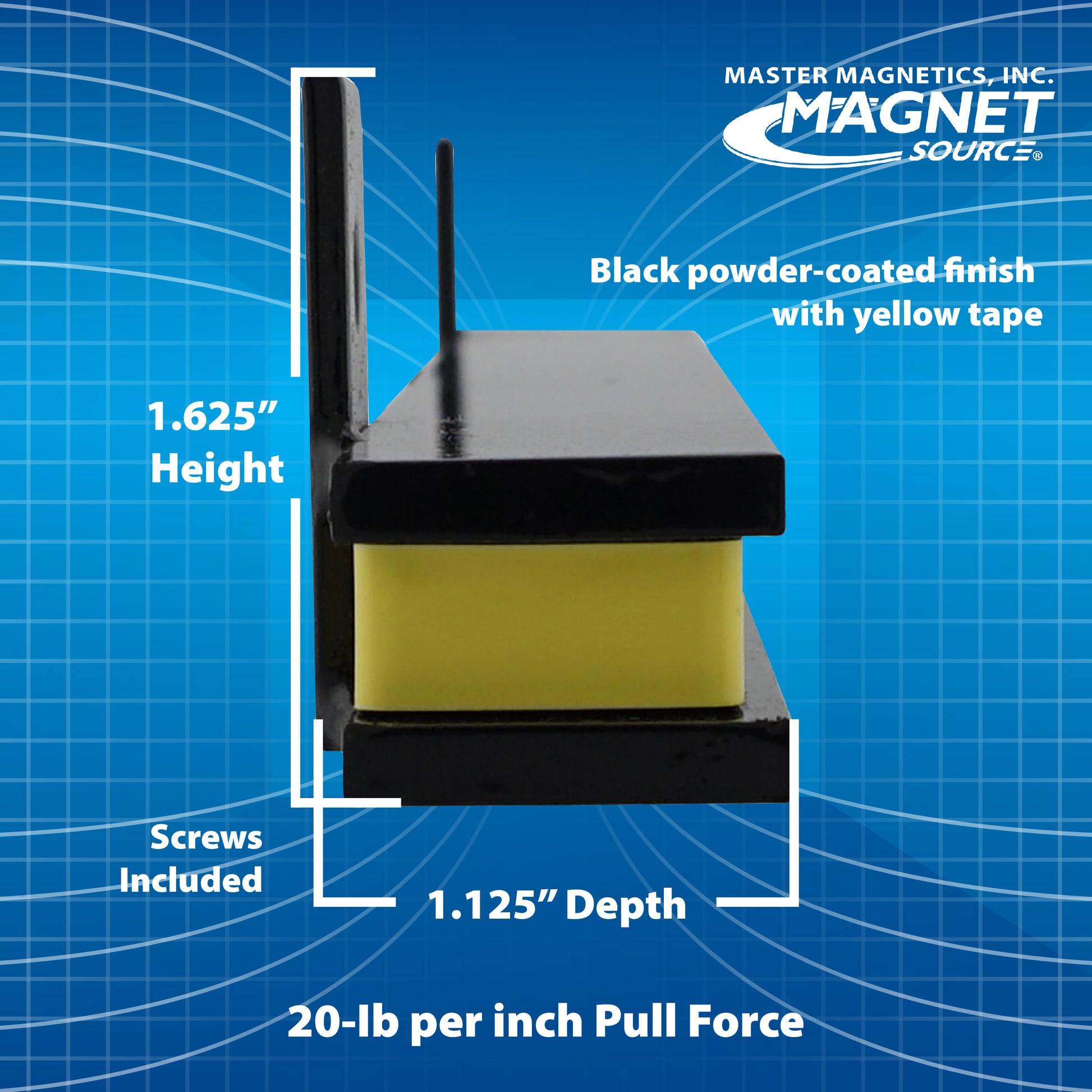 Load image into Gallery viewer, AM2PLC 13&quot; Magnetic Tool Bar¸ Screw Mount - Bottom View