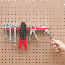 Load image into Gallery viewer, AMC13PLC 13&quot; Magnetic Tool Bar¸ Screw Mount - In Use