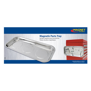07686 14" Rectangle Magnetic Parts Tray - Left Side View