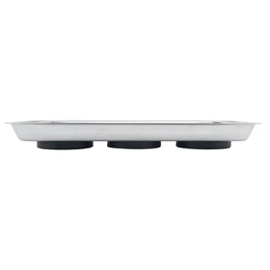 07686 14" Rectangle Magnetic Parts Tray - Front View