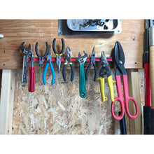 Load image into Gallery viewer, AMC18PLC 18&quot; Magnetic Tool Bar¸ Screw Mount - In Use
