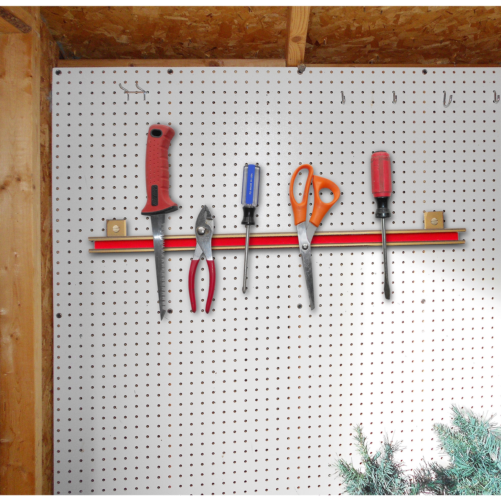 Load image into Gallery viewer, AMC18PLC 18&quot; Magnetic Tool Bar¸ Screw Mount - In Use