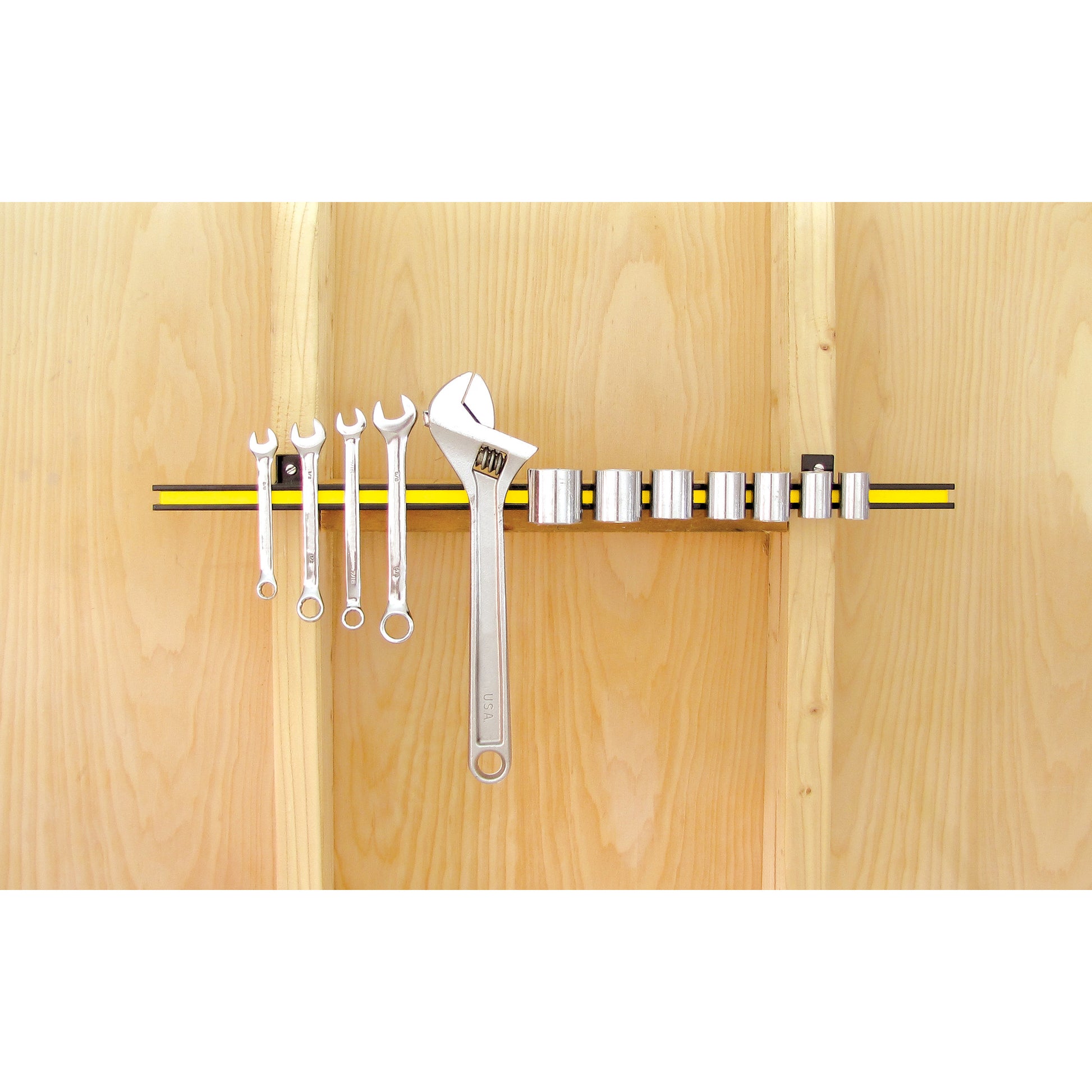 Load image into Gallery viewer, 07661 24&quot; Magnetic Tool Bar¸ Screw Mount - In Use