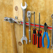 Load image into Gallery viewer, AMC24PLC 24&quot; Magnetic Tool Bar¸ Screw Mount - In Use