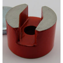 Load image into Gallery viewer, 07259 Alnico 2-Pole Button Magnet with Keeper - 45 Degree Angle View