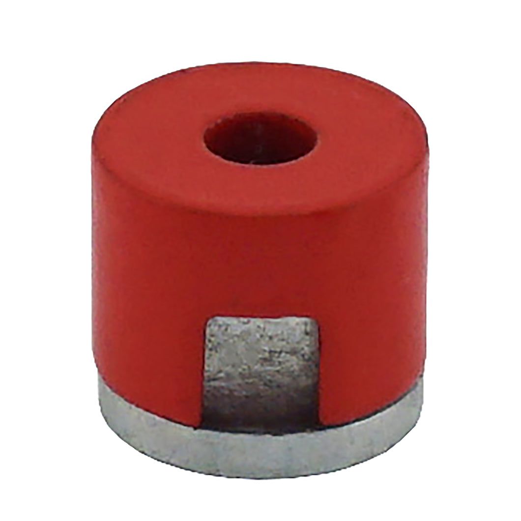 AH2821N Alnico 2-Pole Holding Magnet with Keeper - 45 Degree Angle View