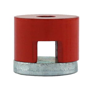 AH2822N Alnico 2-Pole Holding Magnet with Keeper - Side View