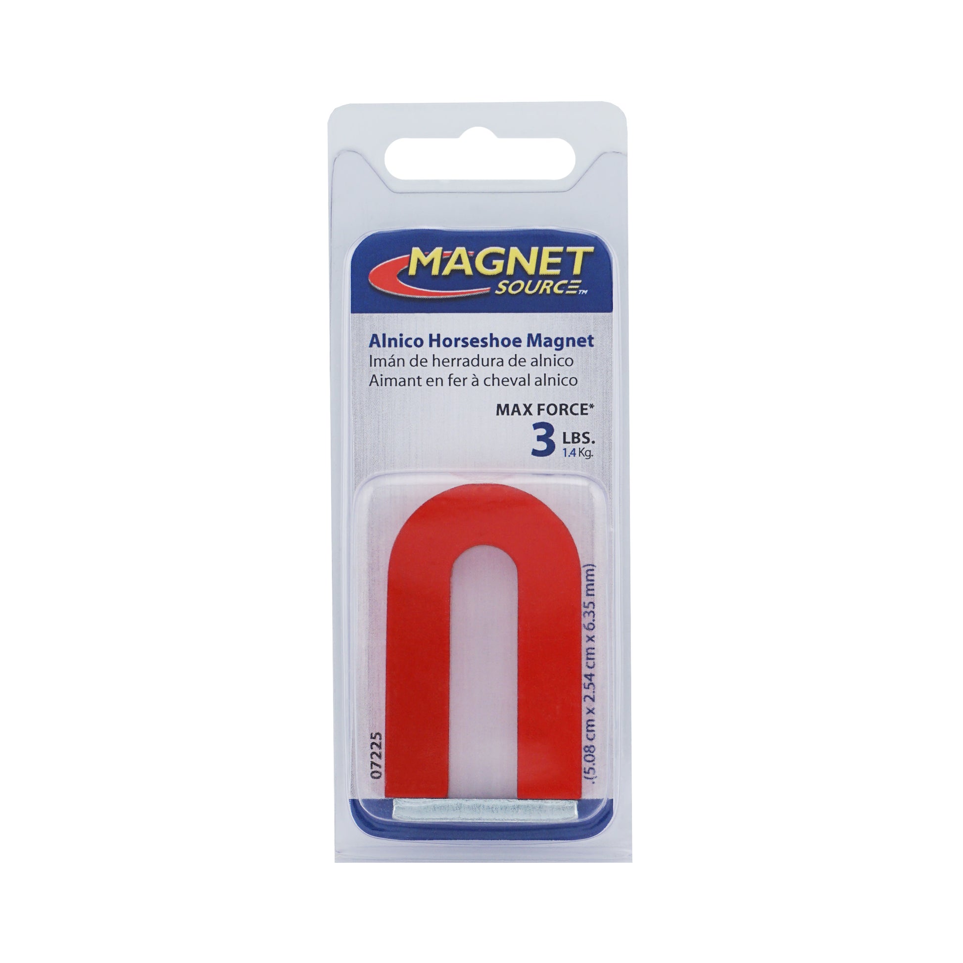 Load image into Gallery viewer, 07225 Alnico Horseshoe Magnet with Keeper - Packaging
