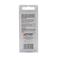 Load image into Gallery viewer, 07225 Alnico Horseshoe Magnet with Keeper - Back of Packaging
