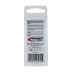 07270 Alnico Horseshoe Magnet with Keeper - Back of Packaging