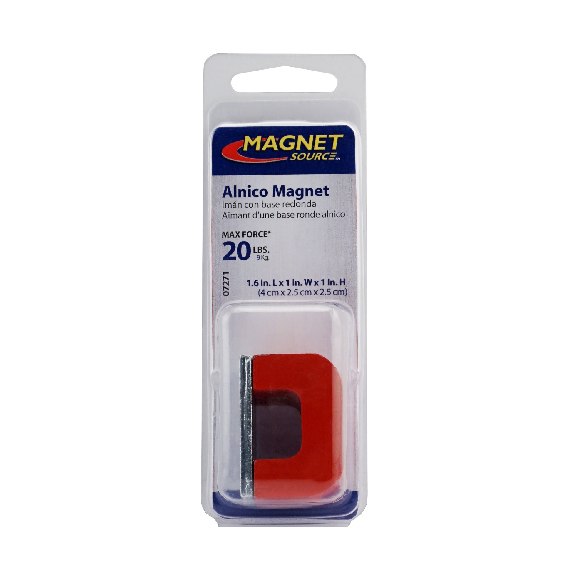 Load image into Gallery viewer, 07271 Alnico Horseshoe Magnet with Keeper - Packaging