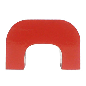 HS812N Alnico Horseshoe Magnet with Keeper - Back View