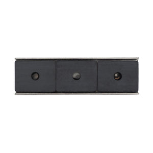 CA293WA Ceramic Channel Magnet with Plated Base & Adhesive - Front View