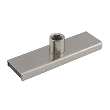 Load image into Gallery viewer, CA293WN Ceramic Channel Magnet with Plated Base &amp; Nut - 45 Degree Angle View