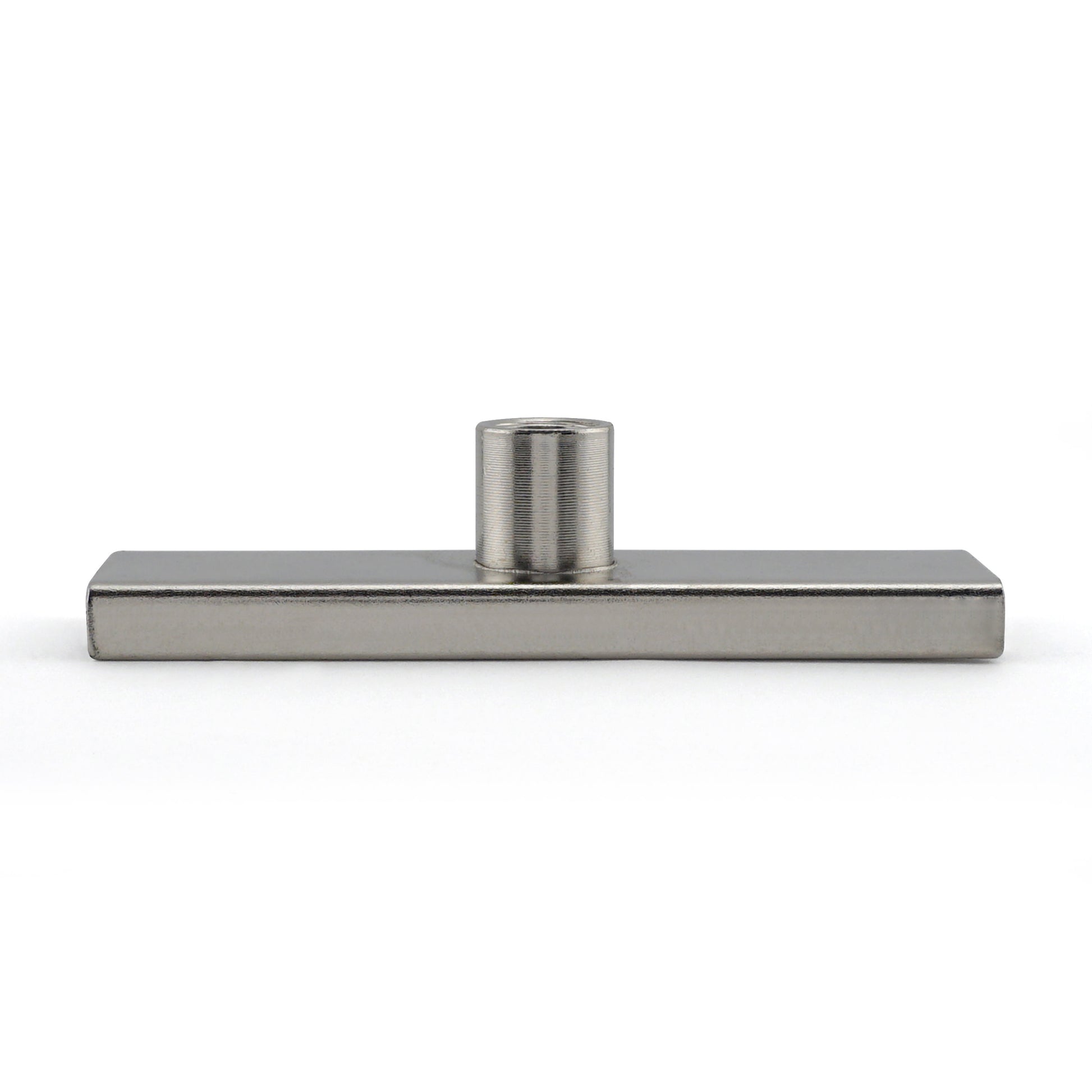 Load image into Gallery viewer, CA293WN Ceramic Channel Magnet with Plated Base &amp; Nut - Front View