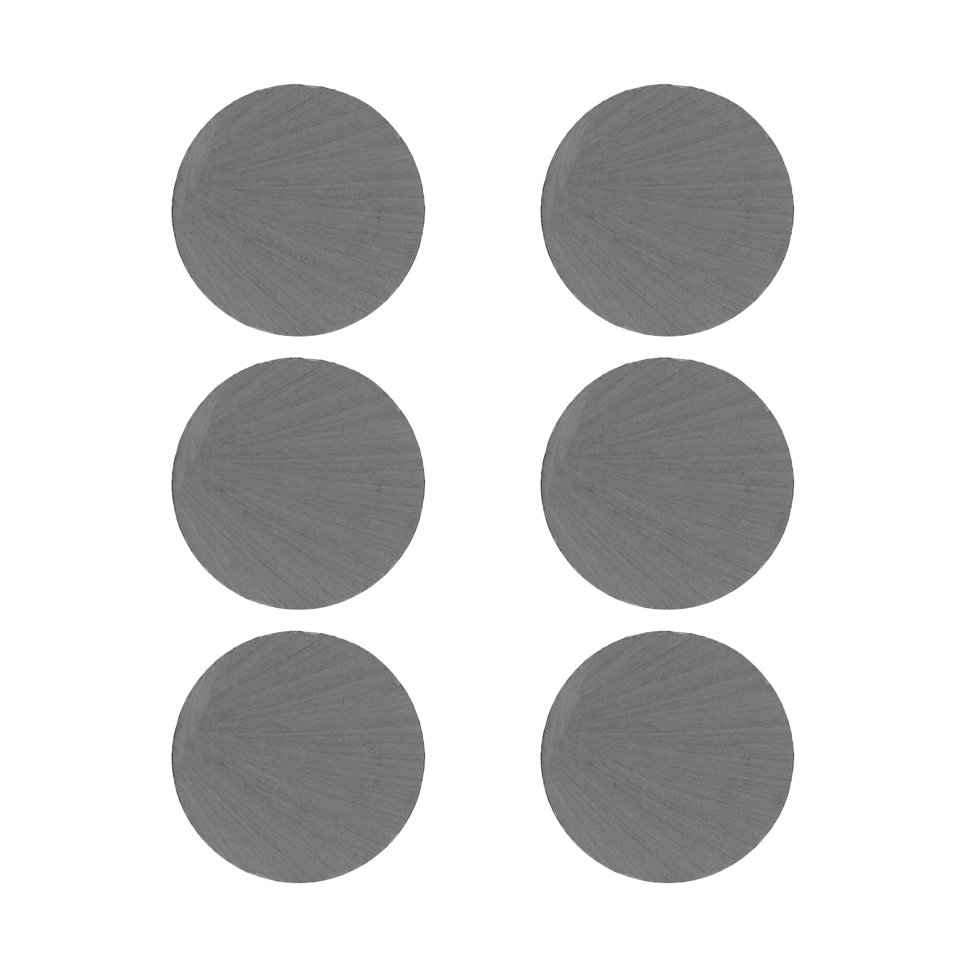 Load image into Gallery viewer, 07004 Ceramic Disc Magnets (6pk) - Front View