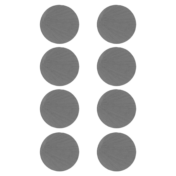 07003 Ceramic Disc Magnets (8pk) - Front View
