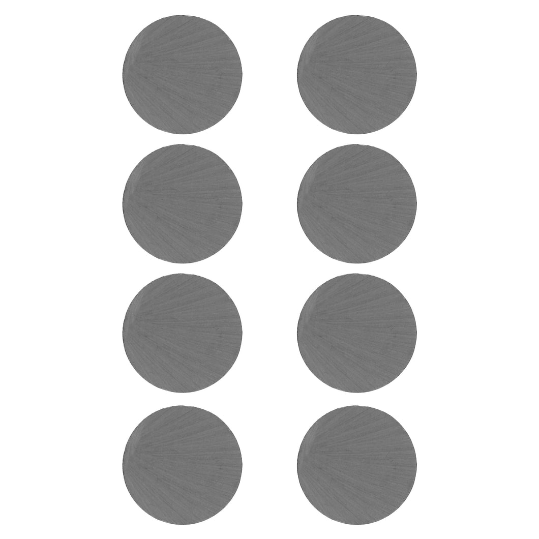 07003 Ceramic Disc Magnets (8pk) - Front View