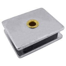 Load image into Gallery viewer, CA43LWH Ceramic Latch Magnet Assembly - 45 Degree Angle View