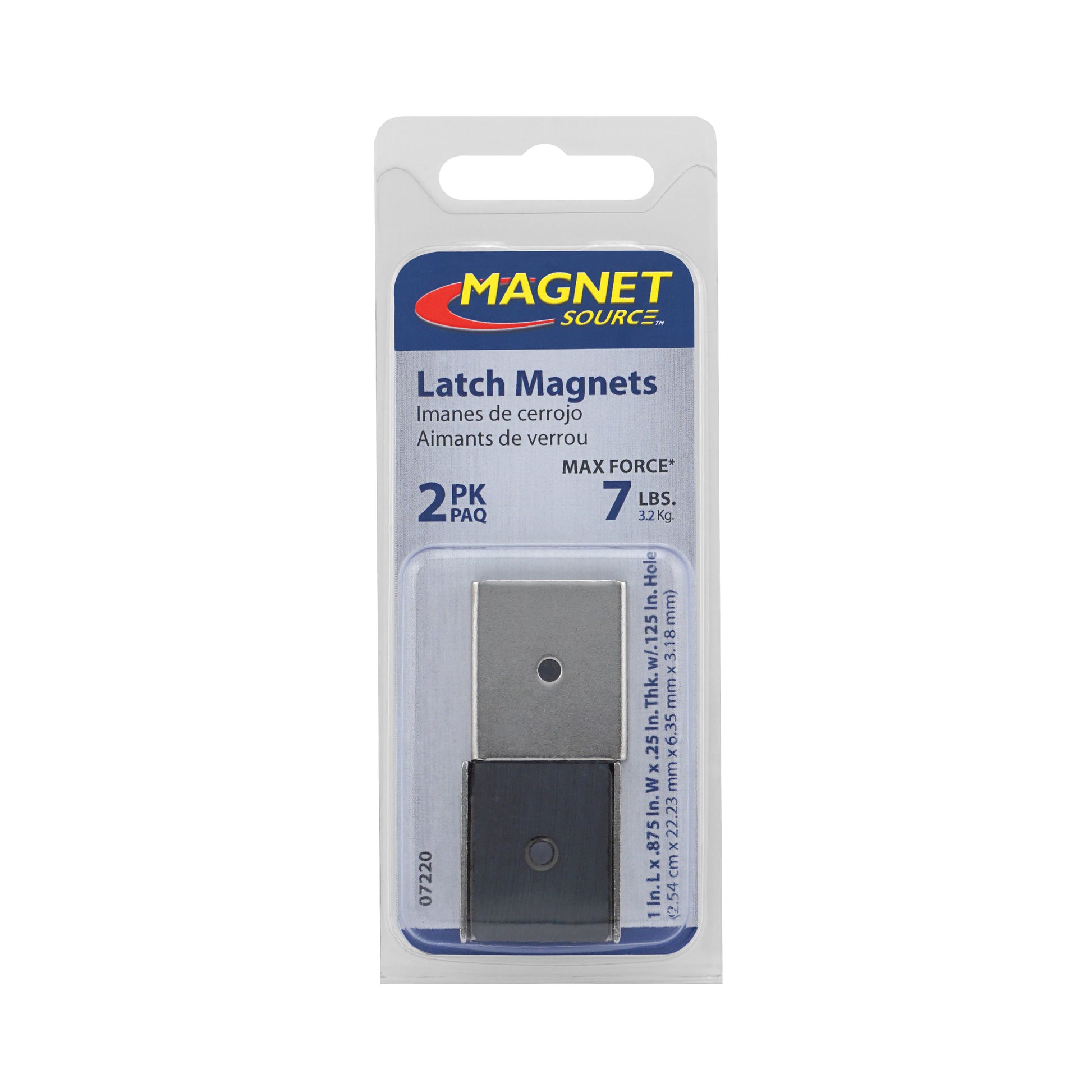 Load image into Gallery viewer, 07220 Ceramic Latch Magnet Channel Assemblies (2pk) - Packaging