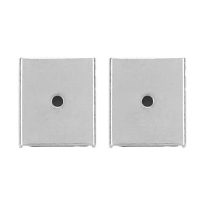 07220 Ceramic Latch Magnet Channel Assemblies (2pk) - Front View