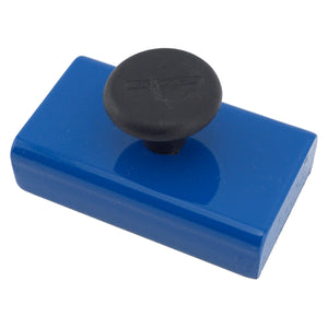 HMKS-A Ceramic Rectangular Base Magnet with Knob - 45 Degree Angle View