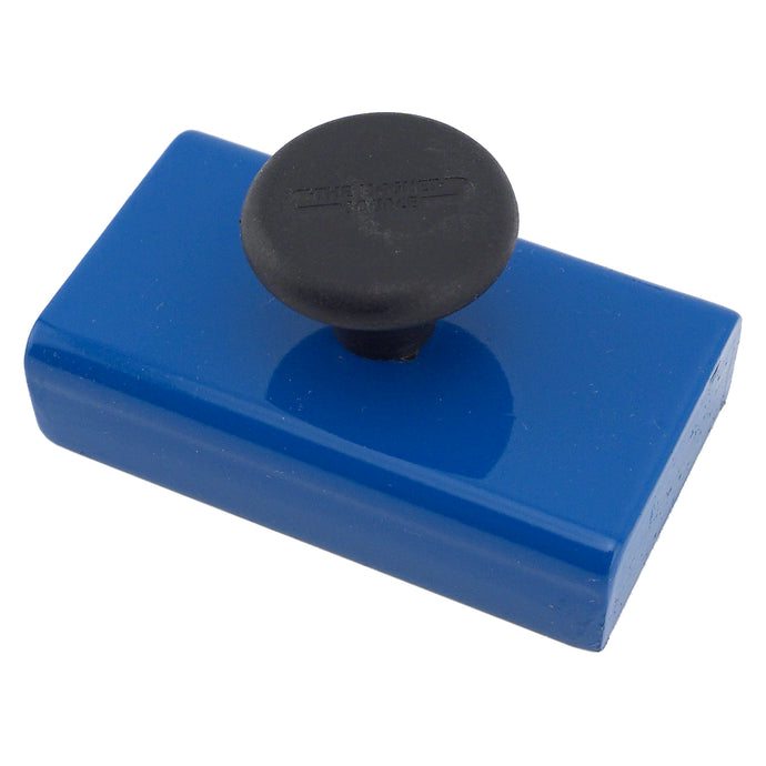 HMKS-A Ceramic Rectangular Base Magnet with Knob - 45 Degree Angle View