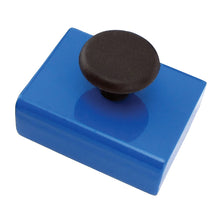 Load image into Gallery viewer, HMKS-C Ceramic Rectangular Base Magnet with Knob - 45 Degree Angle View