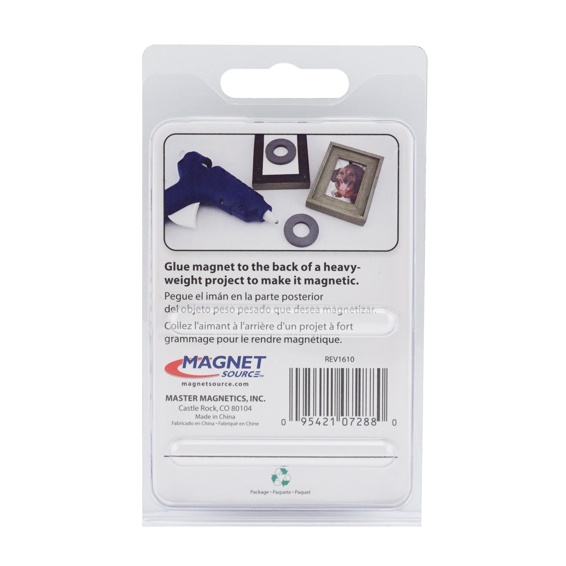 Load image into Gallery viewer, 07288 Ceramic Ring Magnets (2pk) - Top View
