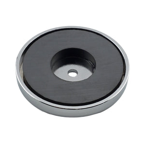 RB60C Ceramic Round Base Magnet - Bottom View