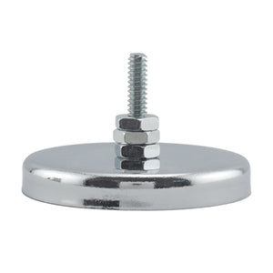 RB50KITBX Ceramic Round Base Magnet with Attachments - Front View