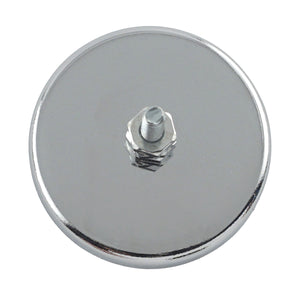 RB50KITBX Ceramic Round Base Magnet with Attachments - Bottom View