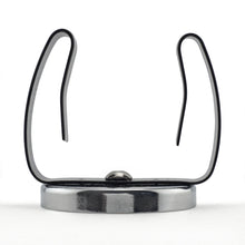 Load image into Gallery viewer, RB50BVCC Ceramic Round Base Magnet with Black Spring Clamp - Front View