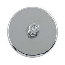 Load image into Gallery viewer, RB50B3N Ceramic Round Base Magnet with Bolt and Nuts - Top View
