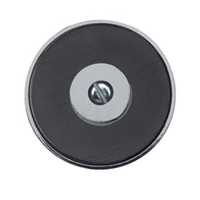 Load image into Gallery viewer, RB50B3NX5 Ceramic Round Base Magnet with Bolt and Nuts (5pk) - Bottom View
