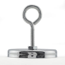 Load image into Gallery viewer, RB50EB Ceramic Round Base Magnet with Eyebolt - Bottom View